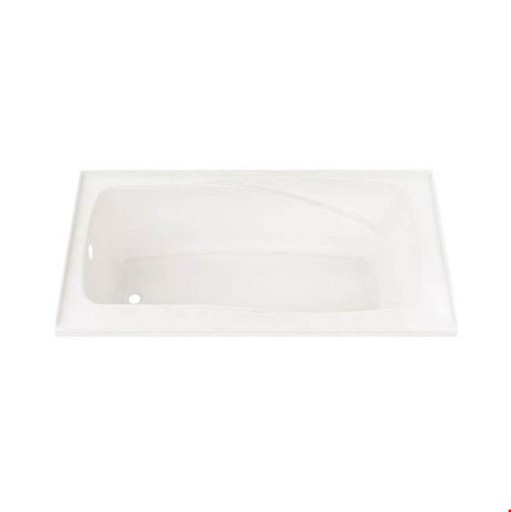 JUNA bathtub 30x60 with Tiling Flange, Right drain, Activ-Air, White JUNA3060 BD A