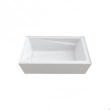 Neptune Entrepreneur Canada E15.19012.500031.10 - AZEA bathtub 32x60 AFR with Tiling Flange and Skirt, Right drain, Whirlpool/Activ-Air, White AZEA3