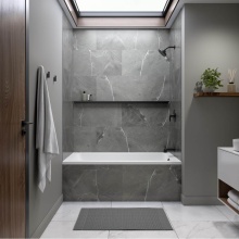 Neptune Entrepreneur Canada 220485-R-131-001 - Pia 3060 IF AFR Acrylic Alcove Right-Hand Drain Whirlpool & Activ-Air Bathtub in White