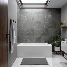 Neptune Entrepreneur Canada 220506-000-001-200 - Pia 3660 IFS AFR Acrylic Left Corner Right-Hand Drain Bathtub in White