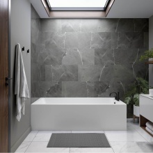 Neptune Entrepreneur Canada 220509-000-001-400 - Pia 3672 IFS AFR Acrylic Right Corner Left-Hand Drain Bathtub in White