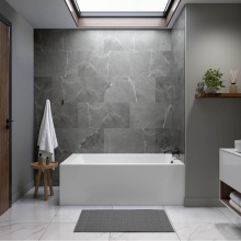 Neptune Entrepreneur Canada 220506-000-001-300 - Pia 3660 IFS AFR Acrylic Right Corner Right-Hand Drain Bathtub in White