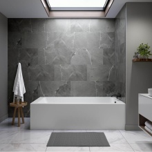 Neptune Entrepreneur Canada 220503-000-001-300 - Pia 3272 IFS AFR Acrylic Right Corner Right-Hand Drain Bathtub in White