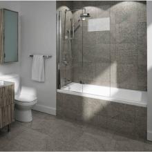 Neptune Entrepreneur Canada E15.20712.500031.10 - PIA bathtub 32x60 AFR with Tiling Flange and Skirt, Right drain