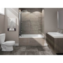 Neptune Entrepreneur Canada 220177-L-110-001 - Zenya 6032 IF AFR Acrylic Alcove Left Drain Activ-air Bathtub in White