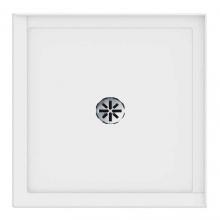 Neptune Rouge Canada 21.16836.2070.10 - Impact Shower Base 36X36, Central Drain, With Tiling Flange 2 Sides, White