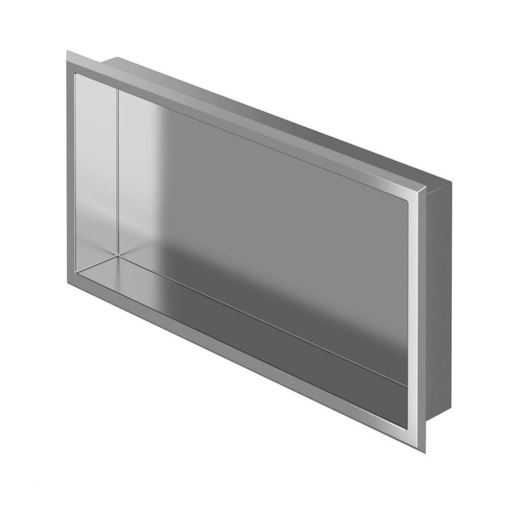 Stainless steel niche 12'' x 24'' x 3'' (305mm x 610mm x 76mm)