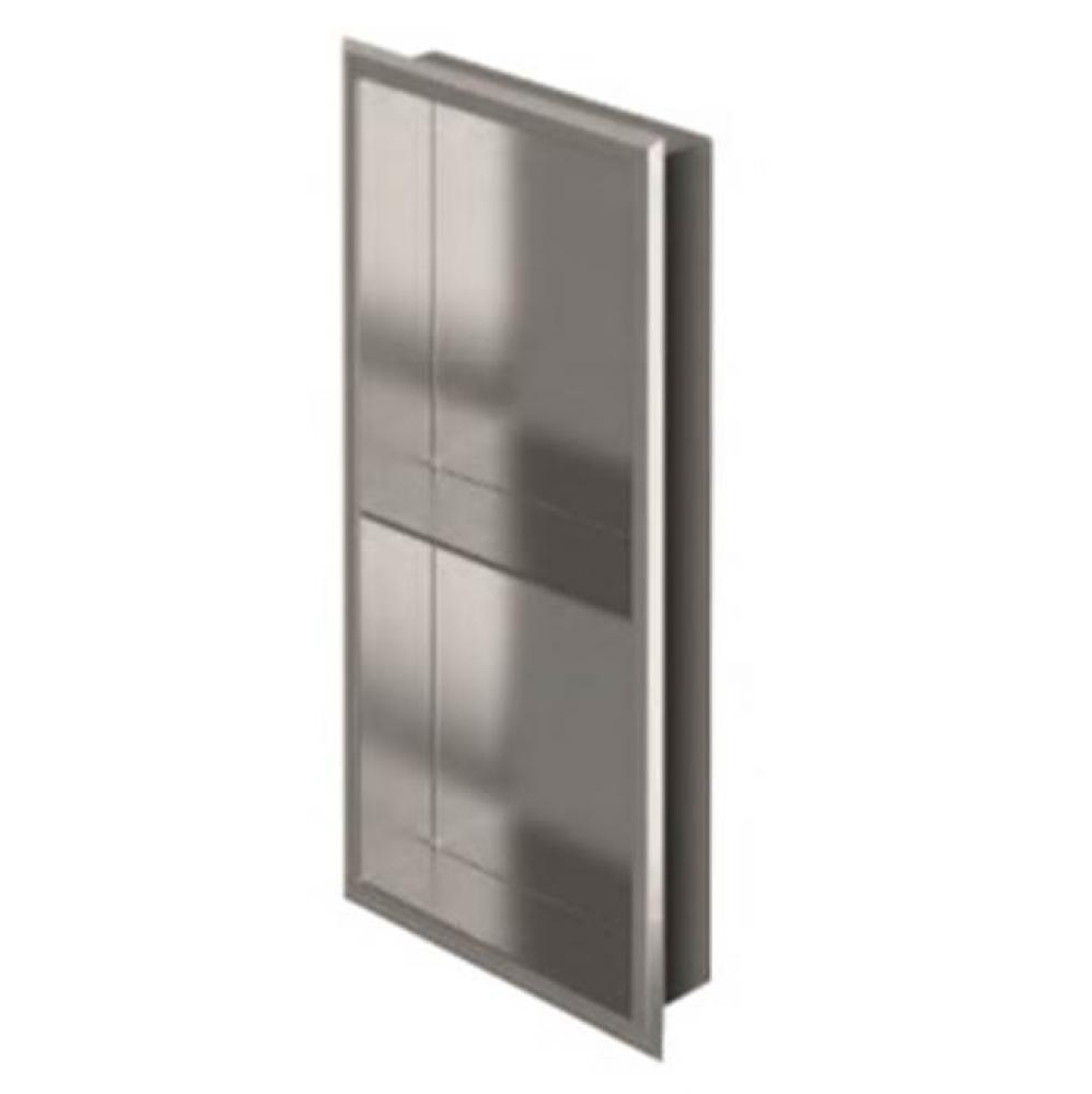 Stainless steel polished niche 24'' x 12'' x 3'' (610mm x 305mm x 76
