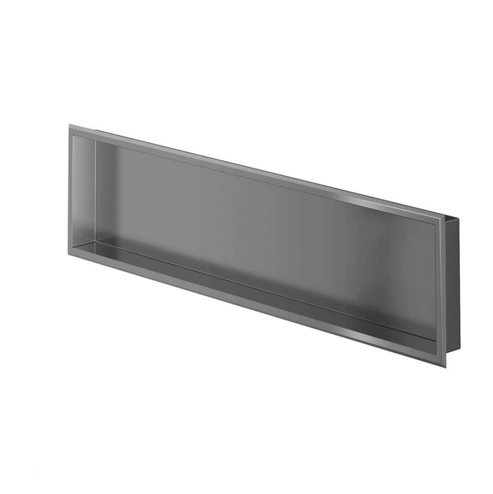 Stainless steel niche 48'' x 12'' x 3'' (1219mm x 305mm x 76mm)