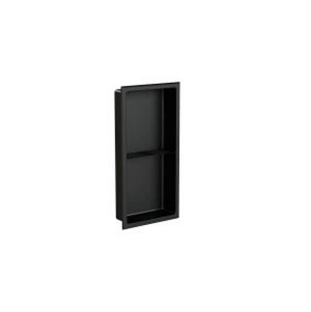 Matte black stainless steel niche 24'' x 12'' x 3-3/4'' (610mm x 305