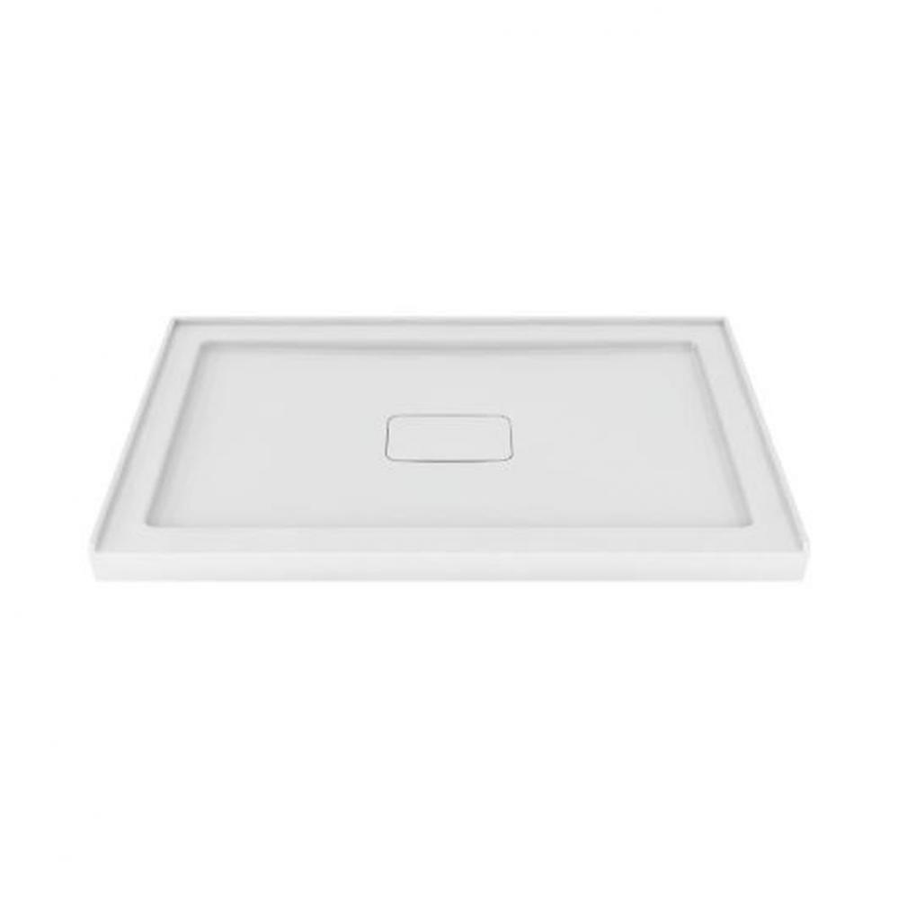 Shower Tray Rectangle Left Flange 48X32 White