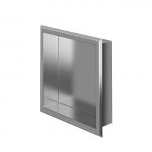 Zitta Canada AN12120304 - Brushed Stainless steel niche 12'' x 12'' x 3'' (305mm x 305mm x 76m
