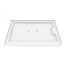 Zitta Canada B6036CRER1 - Shower tray column right flange 60x36 white