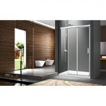 Zitta Canada DCL3600ASTC21 - Caldara 36 chrome clear straight shower door