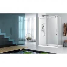 Zitta Canada DPA5400AANC21 - Piazza 54 chrome clear angle straight shower door