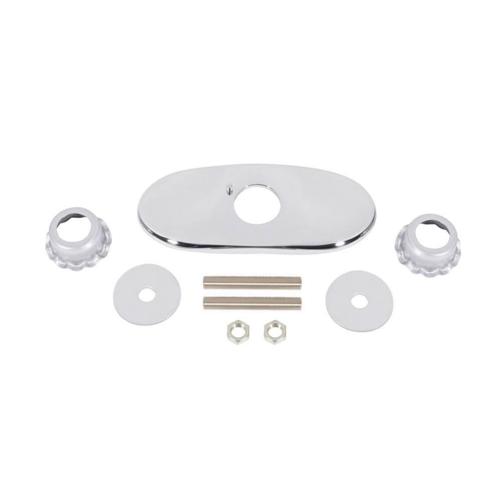 4'' Chrome-plated trim plate