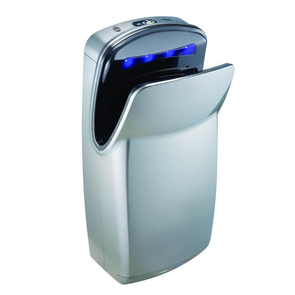 Aerix+ High Speed, Vertical Dual-Sided Hand Dryer, High Impact ABS, Silver