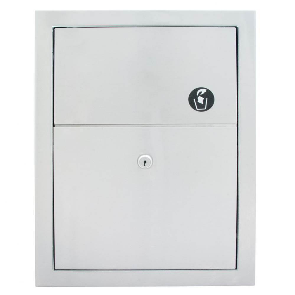 Napkin Disposal, 1.5 Gal, Recessed