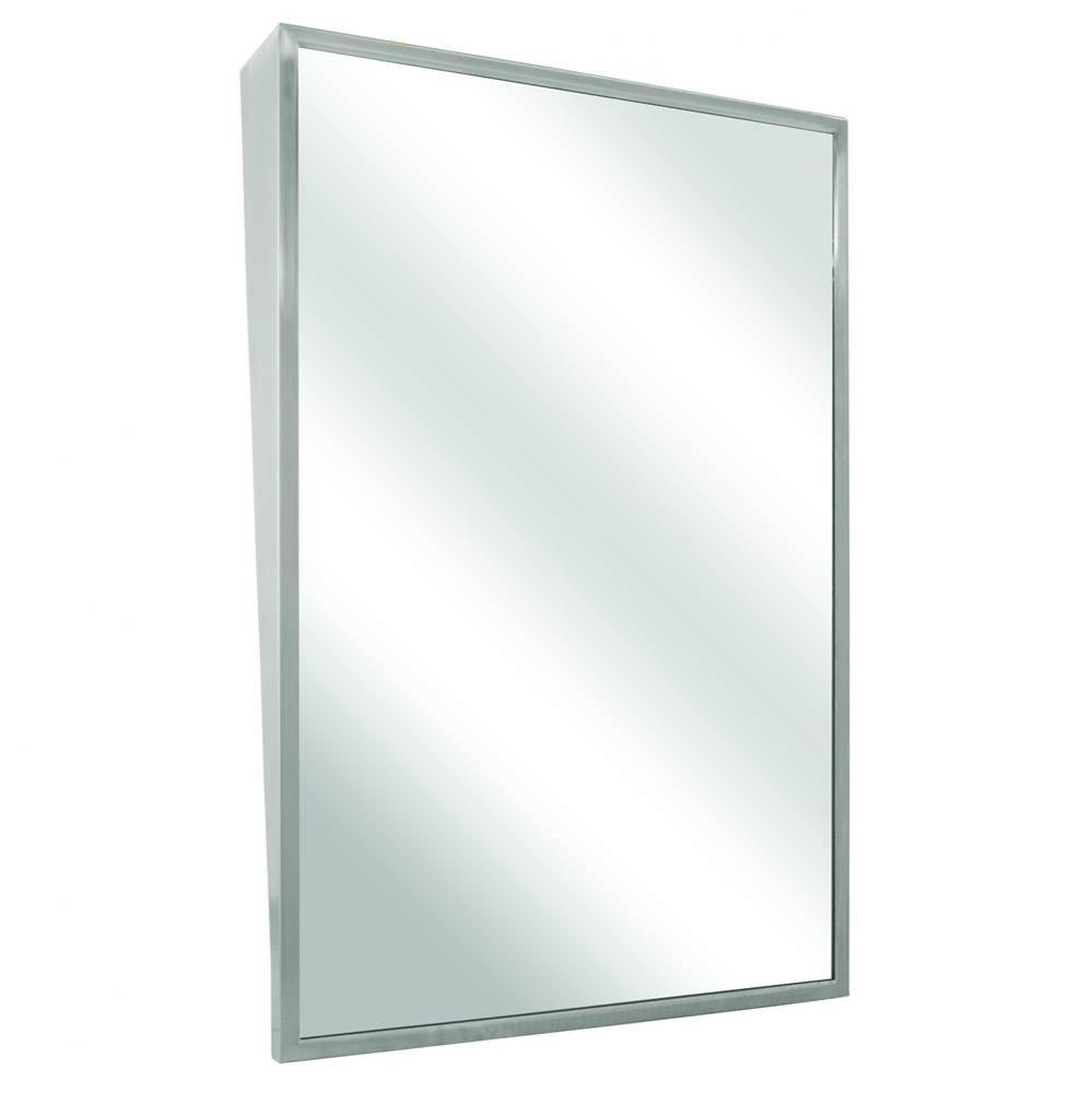 Mirror, SS, Angle Frame, Tilt, 16x30