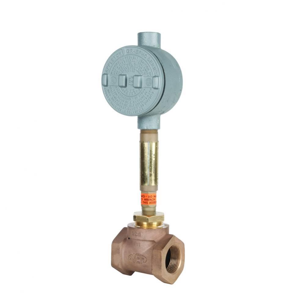 Flow Switches, 1Ã‚¼'' NPT Brass, DPDT, for Showers and Combination Units