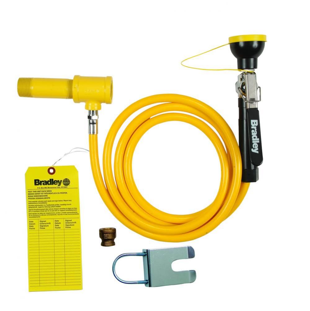 Drench Shower Hand-Held Hose Spray Retrofit Kit