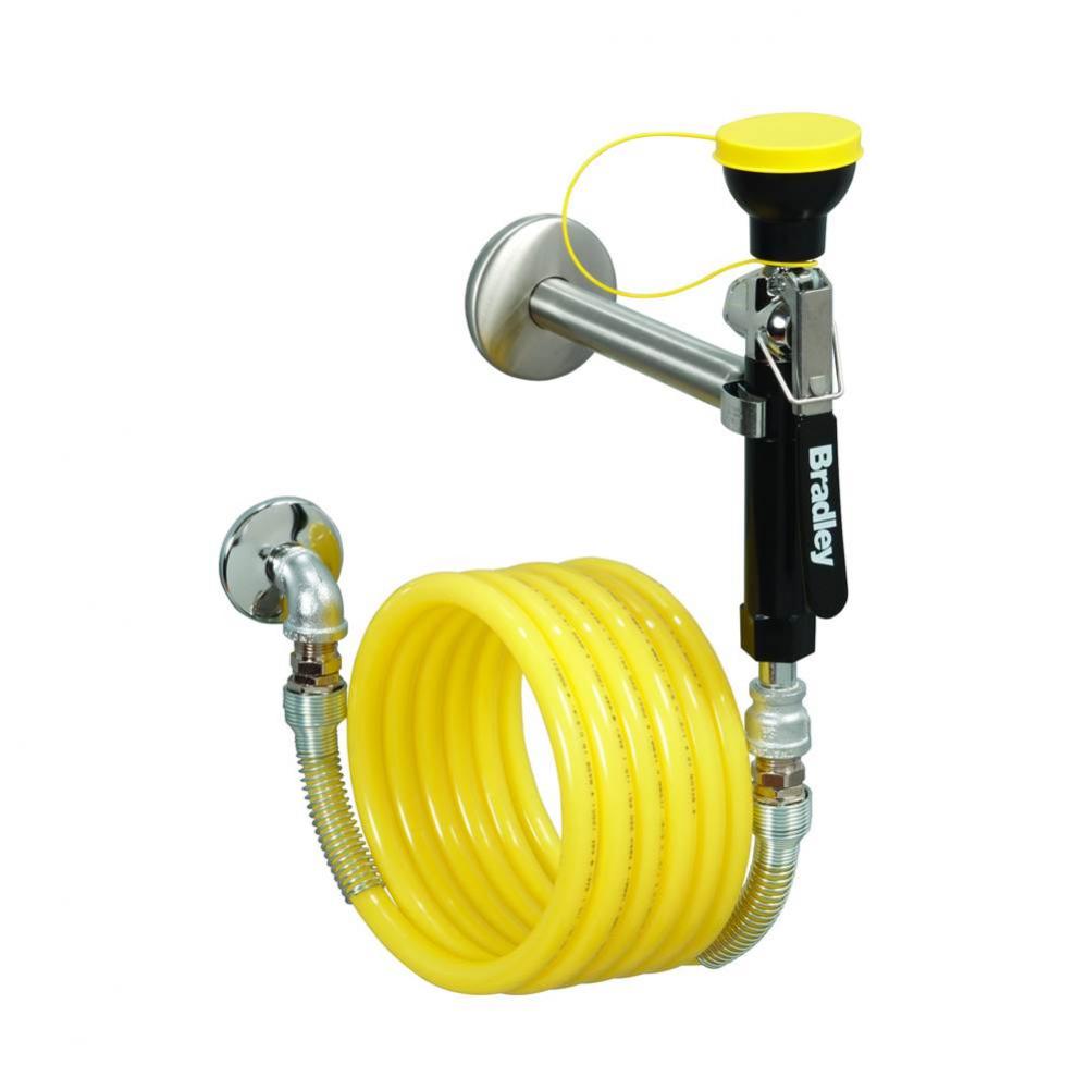 Wall-Mounted Hand-Held Hose Spray with 12'' Hose