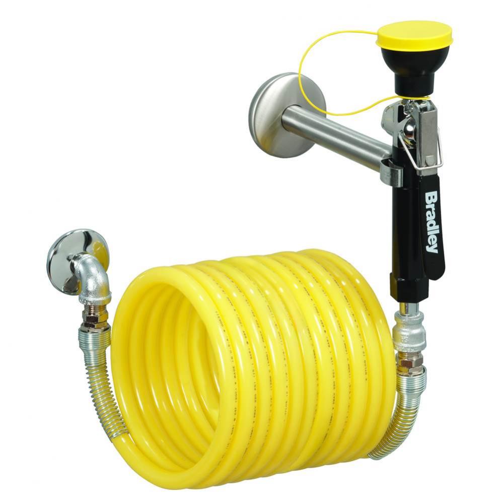 Wall-Mounted Hand-Held Hose Spray with 25'' Hose