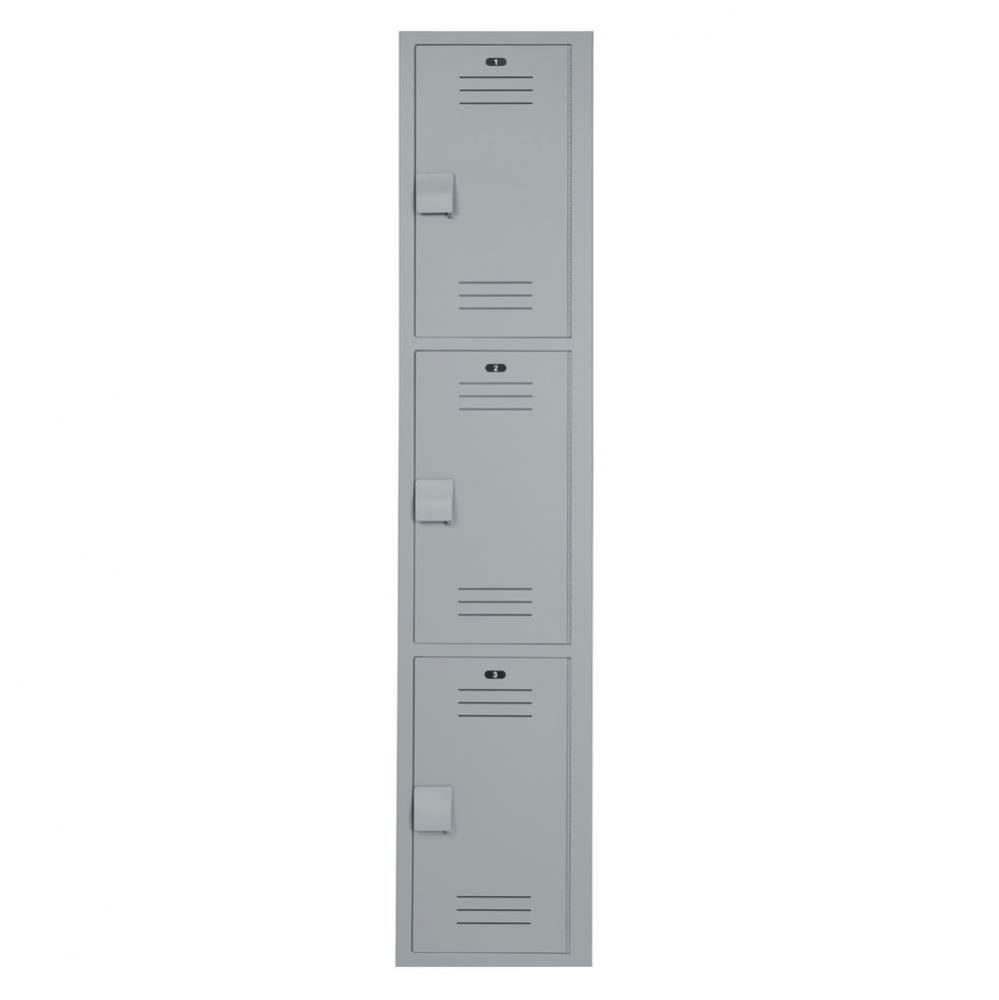 Locker 12in.W 12in.D 60in.H, 3-Tier