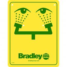 Bradley 114-051 - Safety Sign, Eyewash