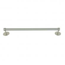 Bradley 908-240000 - Towel Bar, Satin SS, Surface Mt