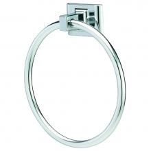 Bradley 934-000000 - Towel Ring, Chrome Plated, Surf-Mtd