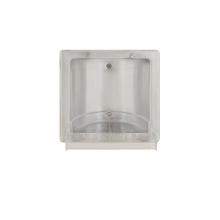 Bradley 9353-000000 - Soap Dish, Recessed, Satin SS