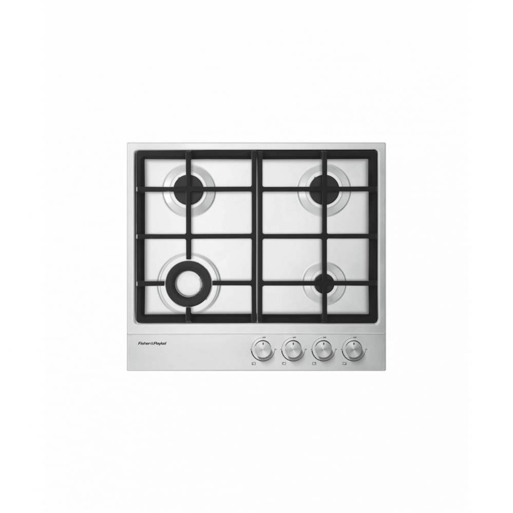 Gas on Steel Cooktop  4 Burner