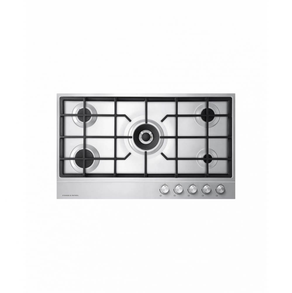 Gas on Steel Cooktop  5 Burner