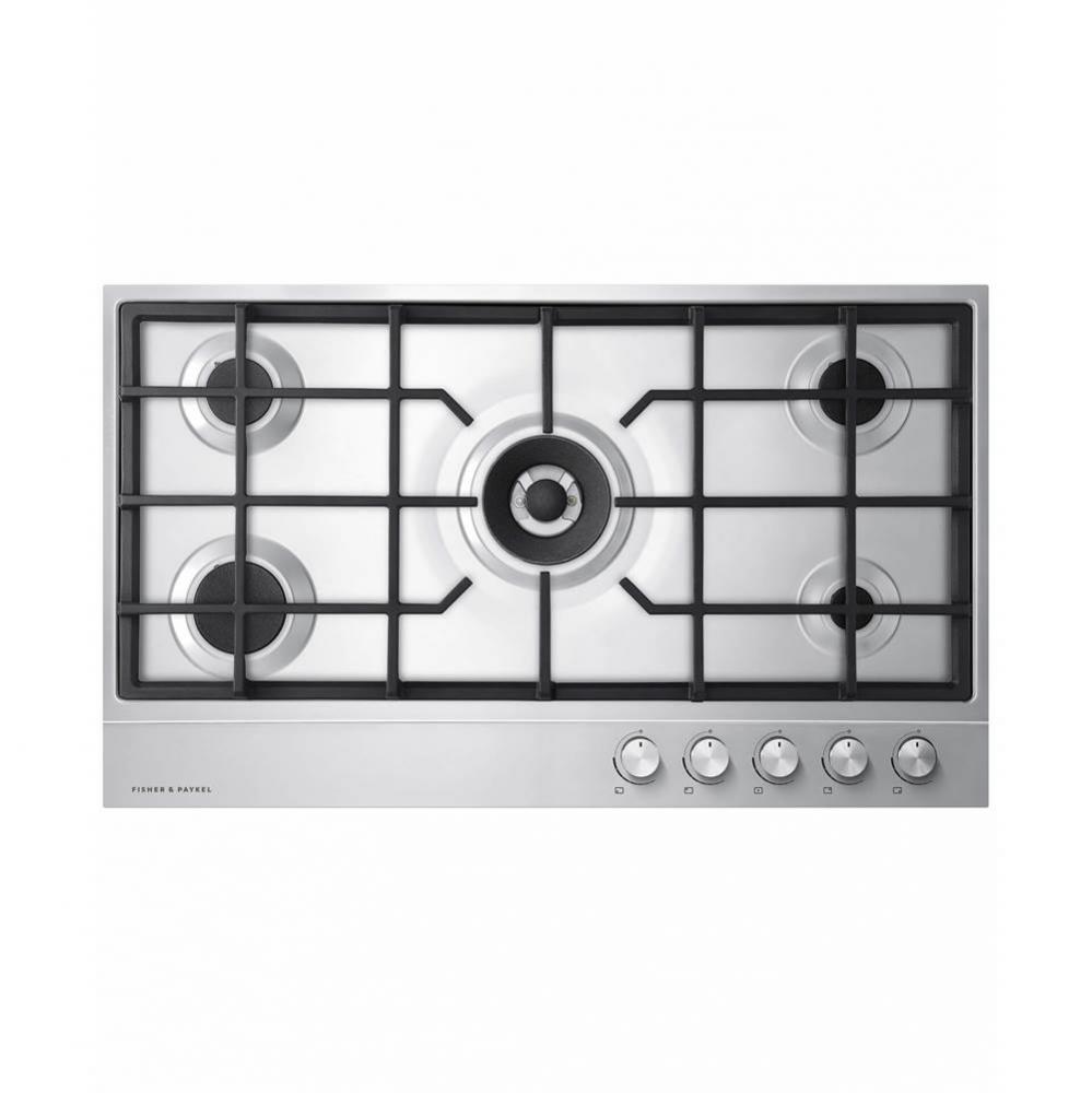 NG Gas on Steel Cooktop 36 5