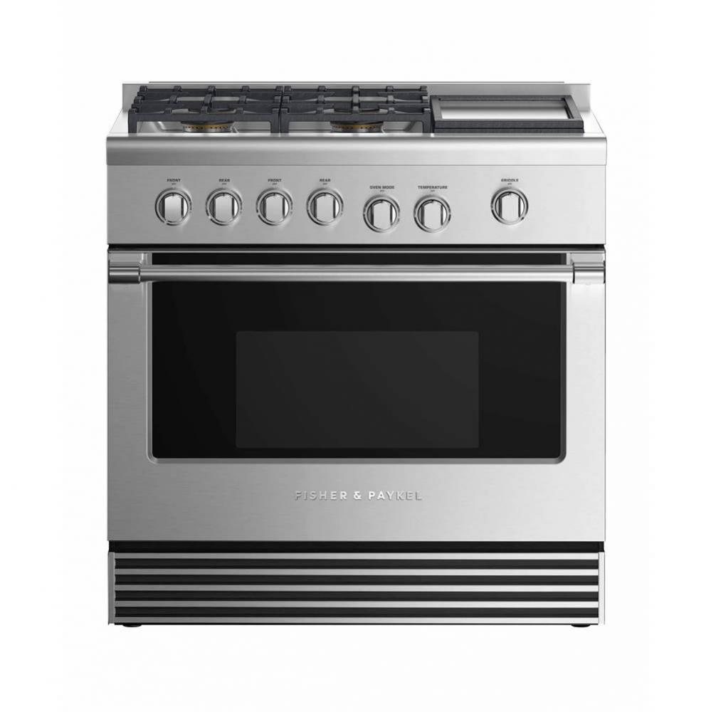 Gas Range , 4 Burners with Griddle