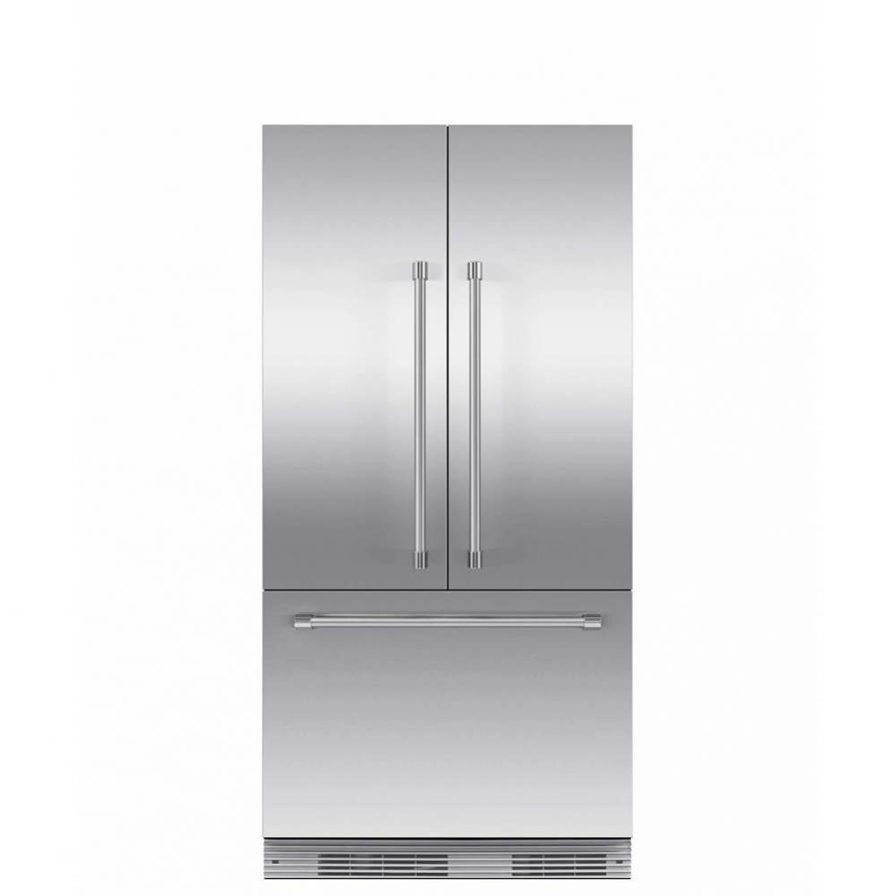 Integrated French Door Refrigerator 16.8cu ft,