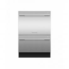 Fisher Paykel 81222 - Double DishDrawer, 14 Place Settings, Sanitize