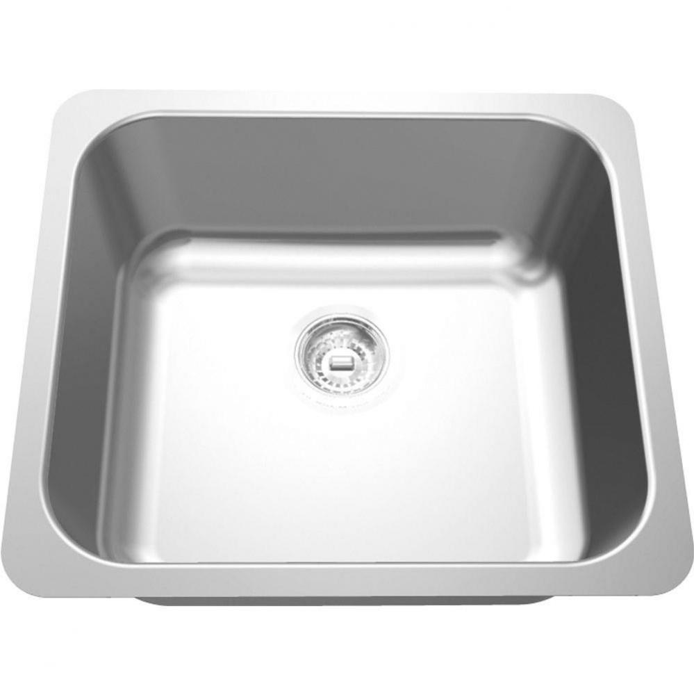 Undermount sinks - Single undermount sink, 18 gauge