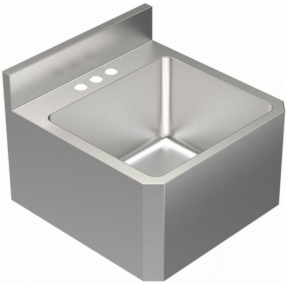 Hand wash basins - Wall Hung Wash Basins, 18 gauge