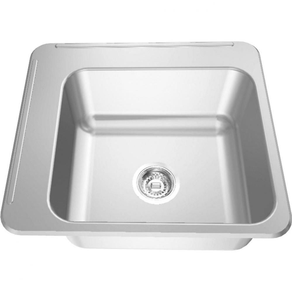 Classroom sinks - 18 gauge, with faucet Ledges - back & left