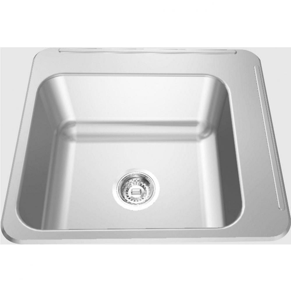 Classroom sinks - 18 gauge, with faucet ledges - back & right