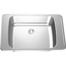 Franke Commercial Canada LHS7308P-1 - Classroom sinks - 18 gauge, with opposing faucet ledges
