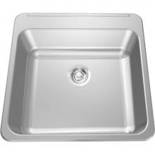 Franke Commercial Canada LBS7008P-1/3 - Single Compartment Topmount Sinks - Single, with ledge, 18 gauge