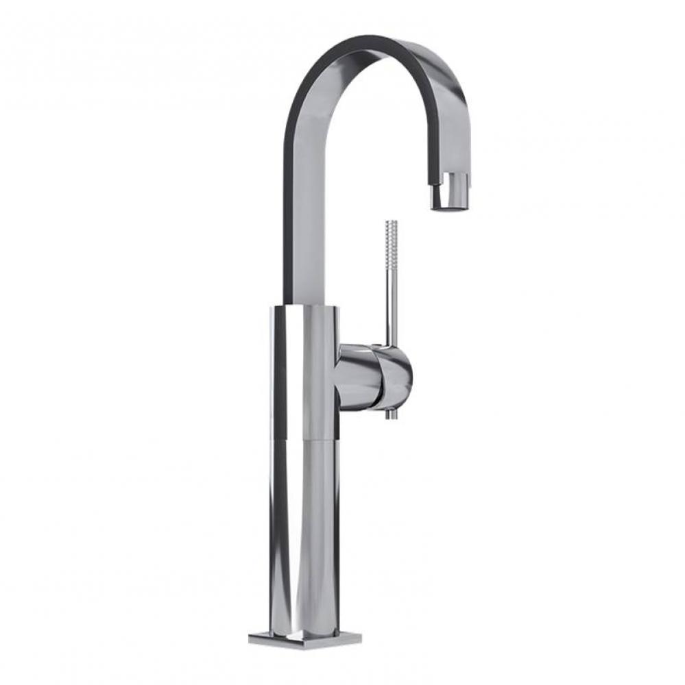 Evita S-Hole Elongated 120 mm Basin Faucet Chrome