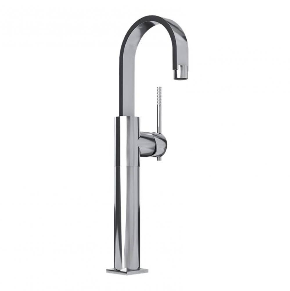 Evita S-Hole Elongated 175 mm Basin Faucet Chrome