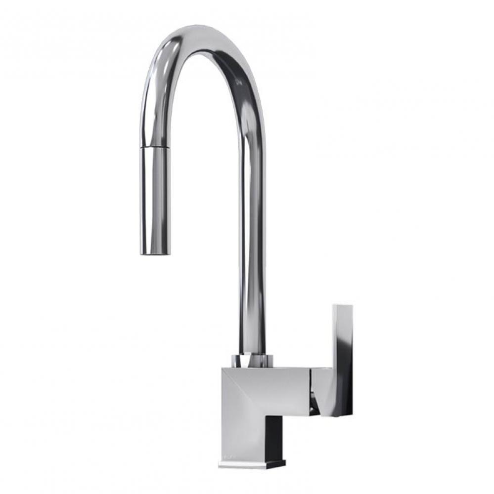 Pesto - Single-hole kitchen faucet with pull-out two jet spray
