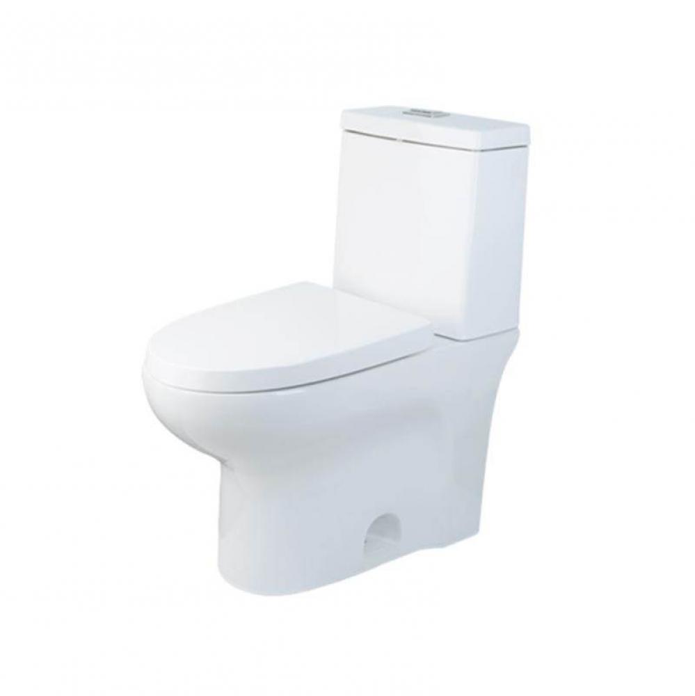 Two Pieces Toilet White