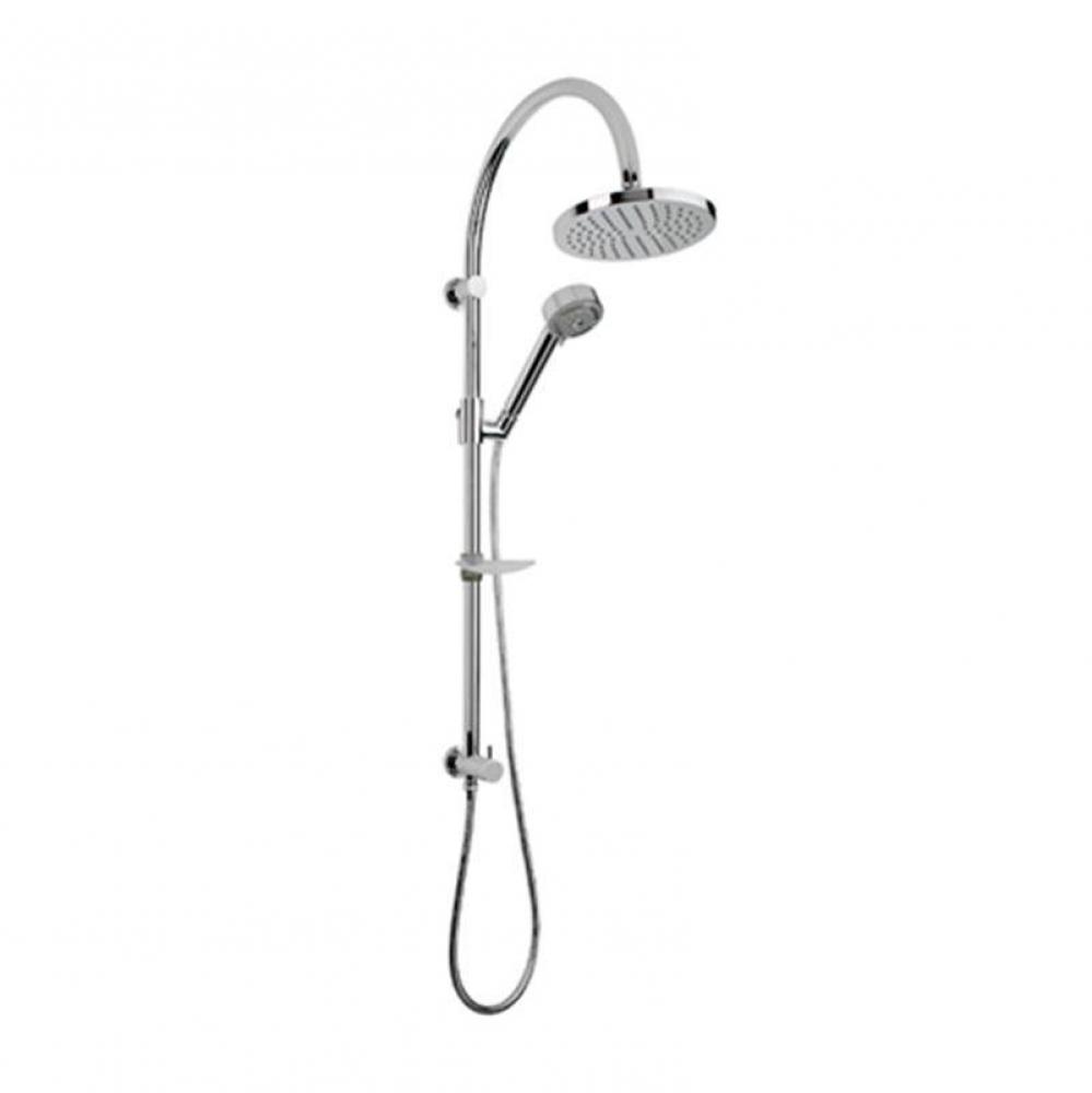 Round Shower Set Column Chrome