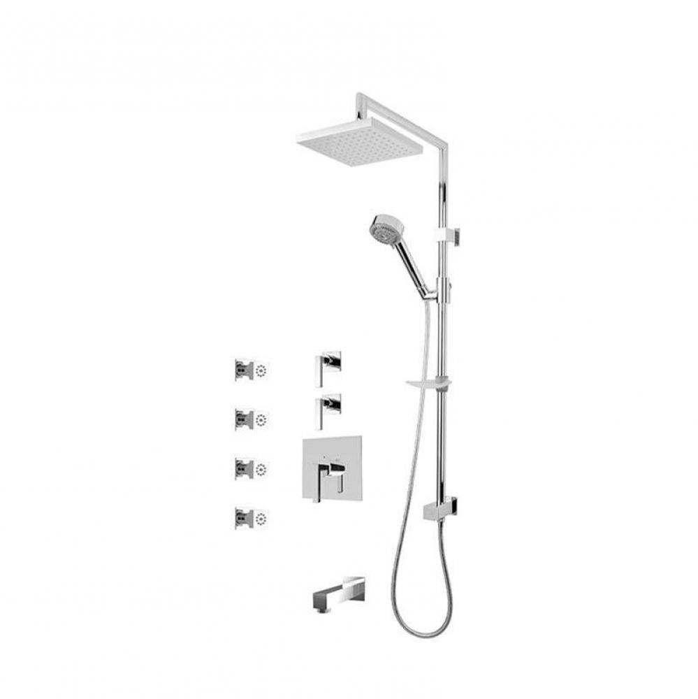 Jawa 3/4'' Therm. Shower Set Chrome